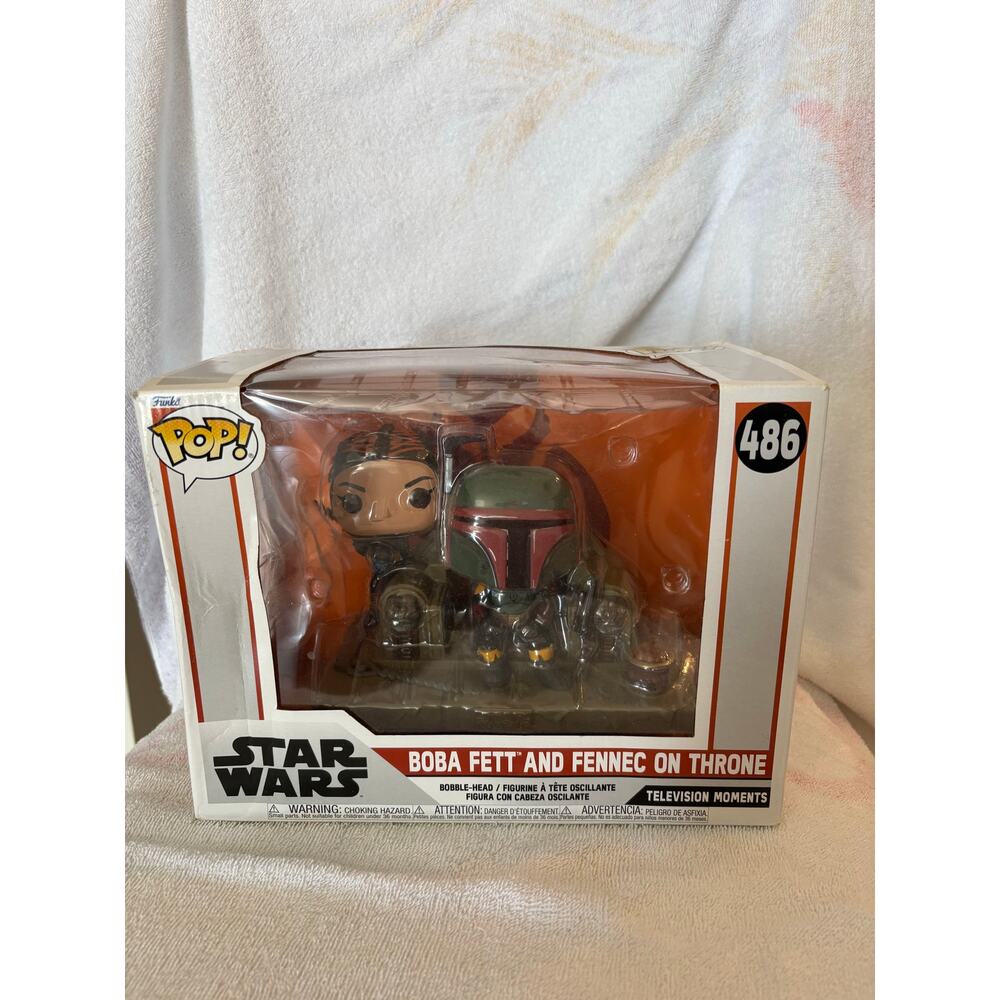 Funko Pop 486 Boba Fett Fennec on Throne Star Wars
